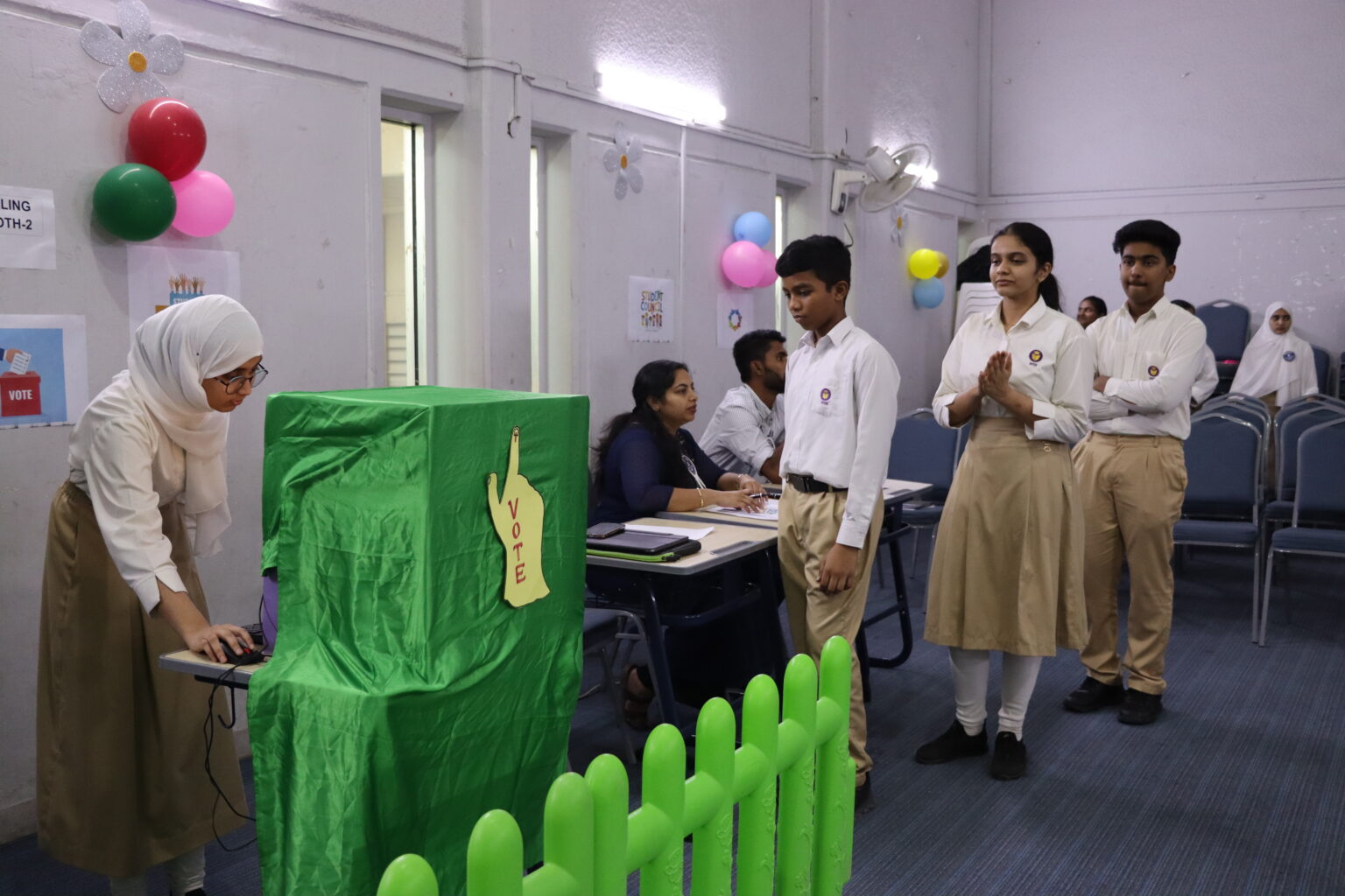 "Students participating in classroom activities at a private school in Umm Al Quwain"