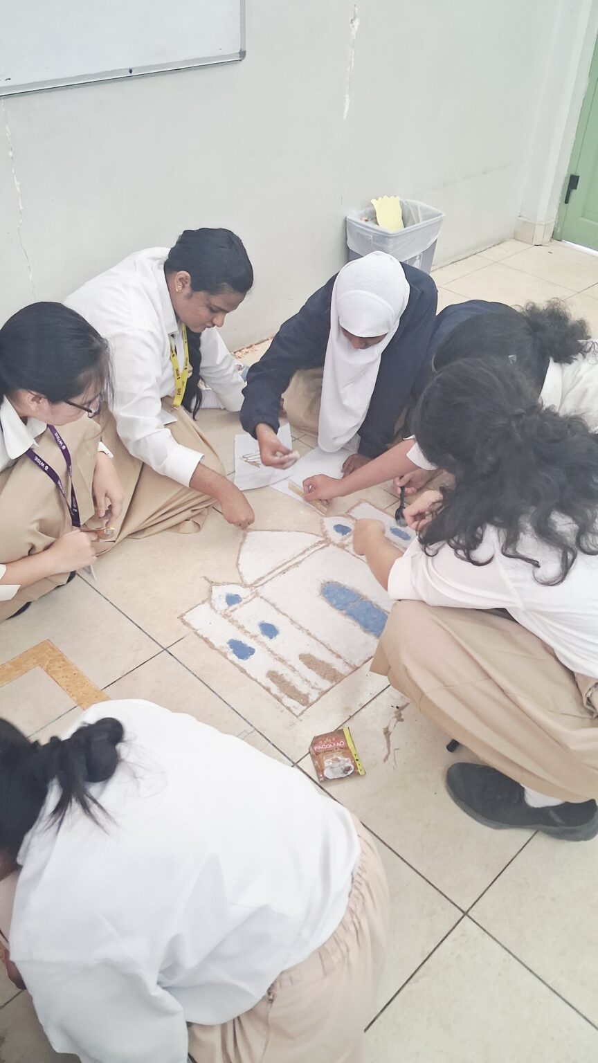 "Students participating in classroom activities at a private school in Umm Al Quwain".